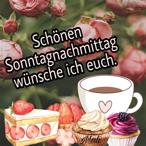 sonntag nachmittags grüße